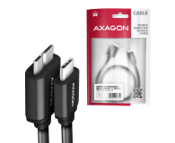 Axagon Kabel BUMM3-CM10AB SPEED Micro-B USB - USB-C 3.2 Gen 1 1 m - 1485430 - zdjęcie 6
